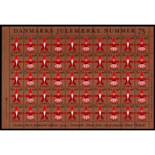 1978. Danmark. Julemærker, ufoldet helark. Garnnisser.